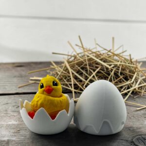Kurczaczek w jajku - Figurka 3D