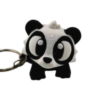 Brelok panda 3D – uroczy dodatek do kluczy i plecaka