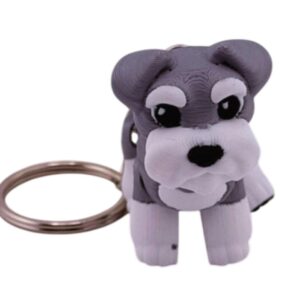 Brelok  w kształcie sznaucera