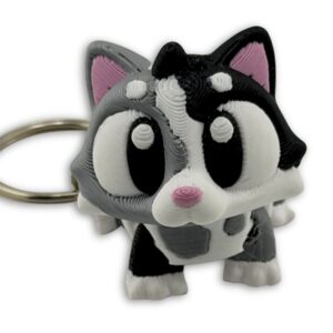 Koci Brelok 3D – zawieszka do kluczy, torby lub plecaka