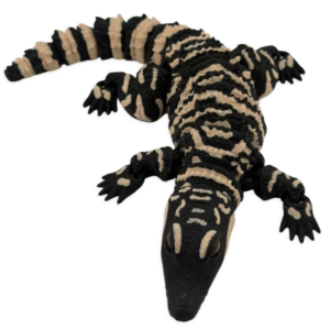 Ruchoma Figurka 3D krokodyla  – Dekoracyjny Model Kolekcjonerski, Ozdoba i Pomysł na Prezent