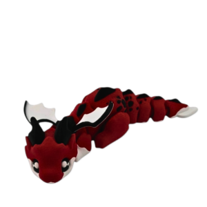 Czerwony smoczek  - 16cm.