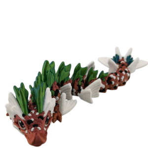 Figurka Smoka 3D Ruchoma – Dekoracyjny Smok Fantasy z Ruchomymi Elementami na Prezent