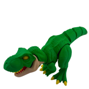 Zielony dinozaur – ruchoma figurka 3D jako oryginalny pomysł na prezent